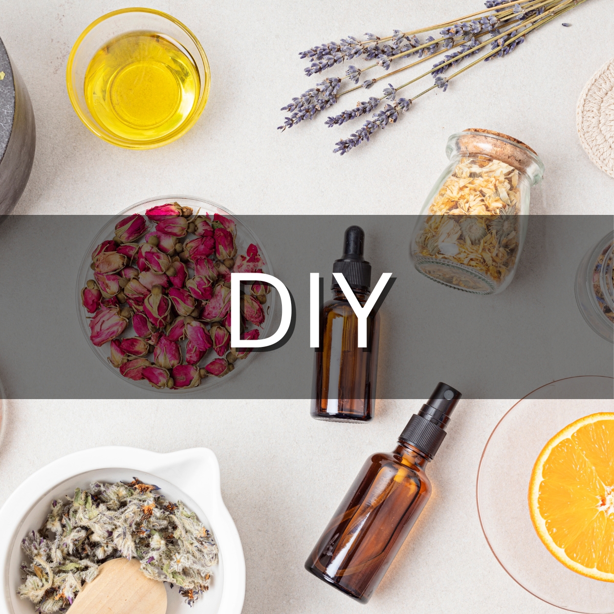 a D.i.y thumbnail with naturally selected oils and ingredients