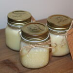 three jars small of tallow balm