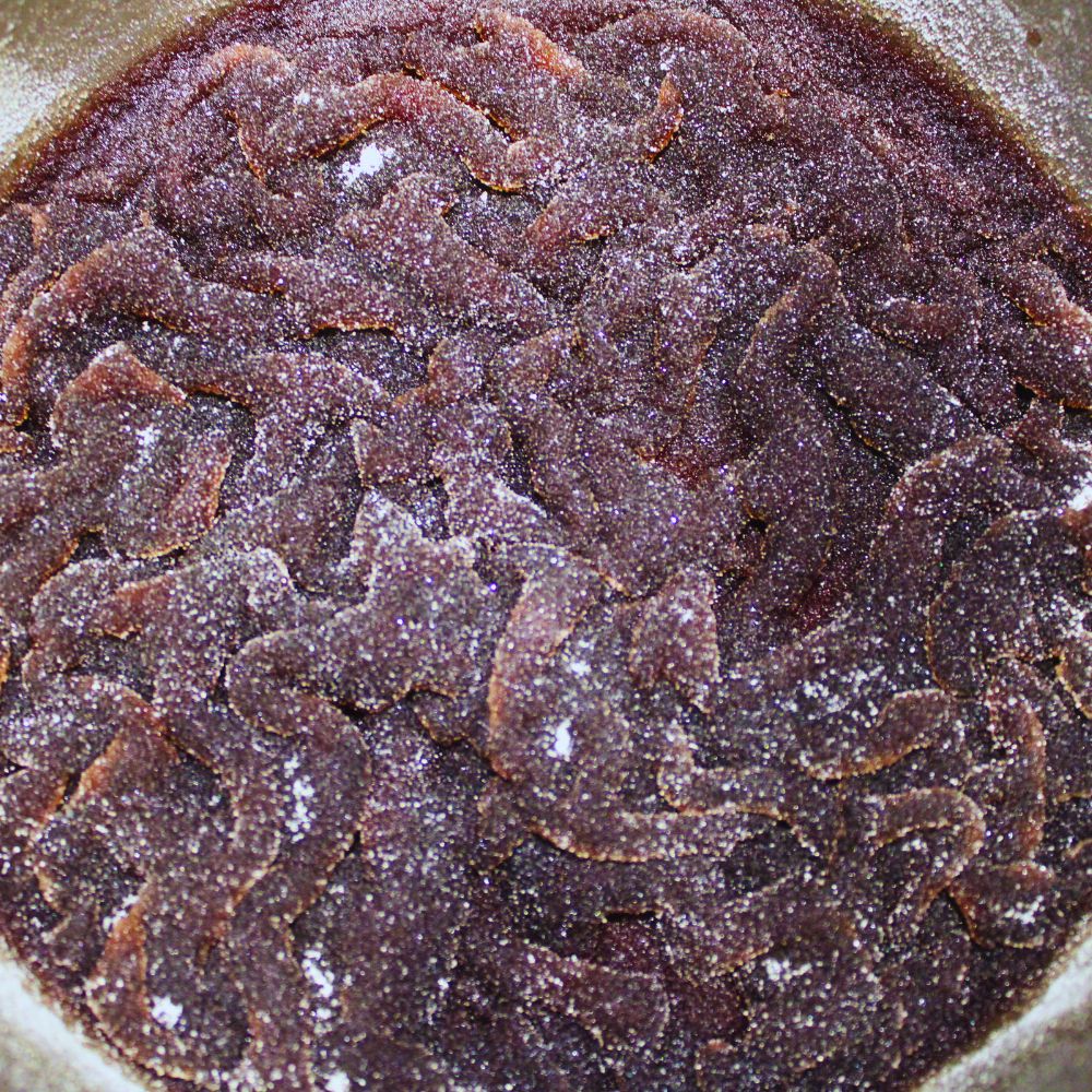 bloomed gelatin in a pot